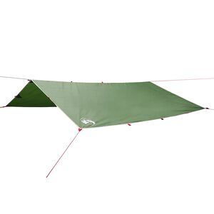 vidaXL Lona de campismo 300x294 cm imperme&aacute;vel verde