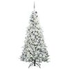 vidaXL &Aacute;rvore de Natal Articulada Artificial Branco 240 cm PE e PVC