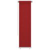 vidaXL Estore de rolo para exterior PEAD 60x230 cm vermelho