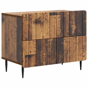 vidaXL Arm&aacute;rio de Cabeceira Madeira antiga 62 x 34,5 x 49,5 cm