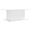vidaXL Mesa de centro 102x55,5x40 cm derivados de madeira branco