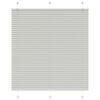 vidaXL Plissado Cego Cinzento Luz 120x100cm Largura Tecido 119,4 cm