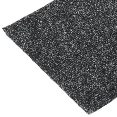 vidaXL Tapetes de escada adesivos retangulares 15 pcs 60x25cm cinzento