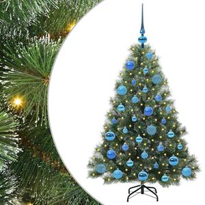 vidaXL &Aacute;rvore de Natal Artificial com 150 LEDs Verde 120 cm PE e PVC