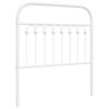 vidaXL Cabeceira de substitui&ccedil;&atilde;o 90 cm metal branco