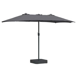 vidaXL Guarda-sol de Jardim Antracite 385 x 209 x 244 cm