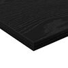 vidaXL Estante de Prateleira 4 pcs Preto 40 x 20 x 1,5 cm