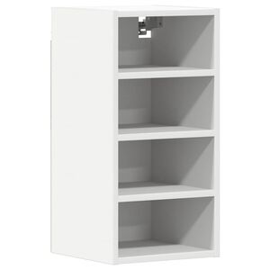 vidaXL Arm&aacute;rio de parede &ldquo;Riga&rdquo; 30x29,5x60 cm derivados madeira branco