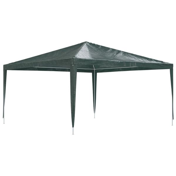 vidaXL Tenda para festas 4x4 m 90 g/m² verde