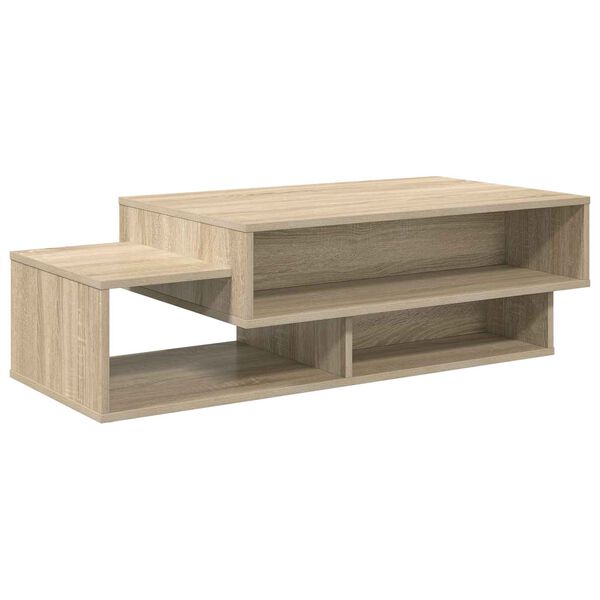 vidaXL Mesa de centro Carvalho Sonoma 105 x 50 x 32,5 cm