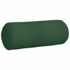 vidaXL Almofadas de Apoio 2 pcs Verde Escuro &Oslash; 15 x 40 cm