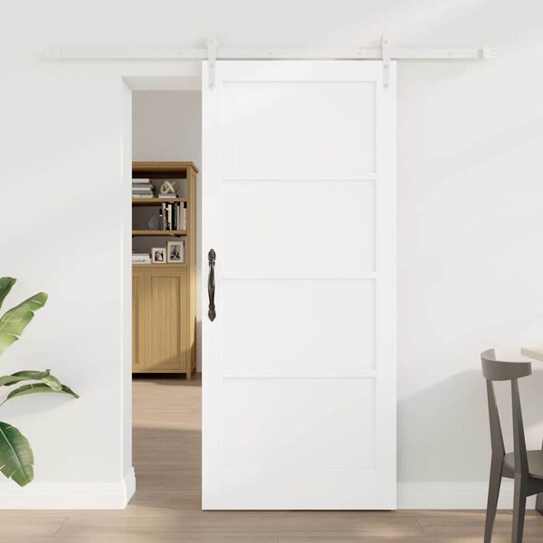 vidaXL Porta Deslizante ORKDAL Branco 78 x 202 cm
