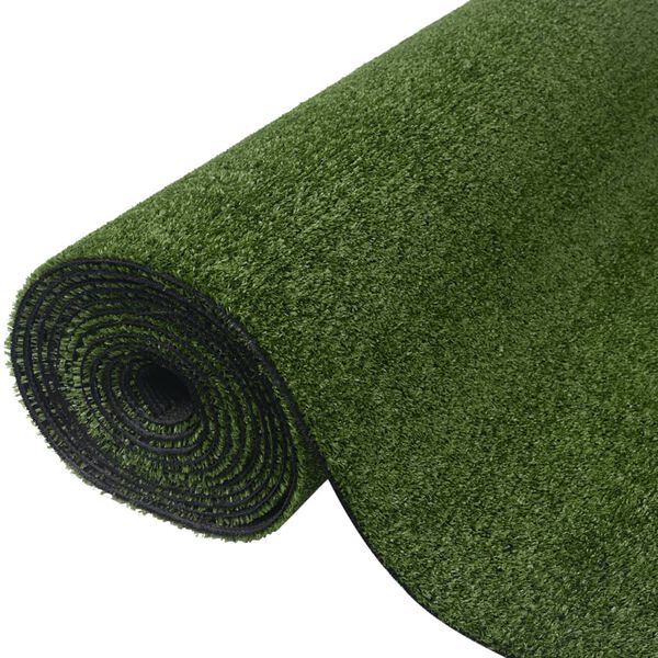 vidaXL Relva artificial 1,5x5 m/7-9 mm verde