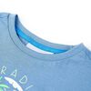 T-shirt de crian&ccedil;a azul m&eacute;dio 92