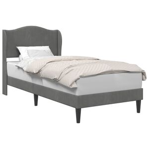 vidaXL Estrutura da Cama Cinzento-Escuro 80 x 200 cm Veludo