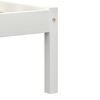 vidaXL Estrutura de cama 160x200 cm madeira pinho maciço branco