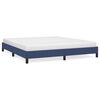 vidaXL Estrutura de cama sem colch&atilde;o 180x200 cm tecido azul