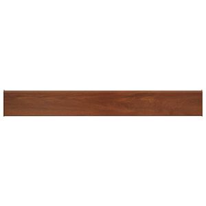 vidaXL Soleira de Janela Madeira Marrom 100 x 15 x 4,5 cm PVC