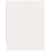 vidaXL Mesa de cabeceira 40x30,5x40 cm madeira de pinho maci&ccedil;a branco