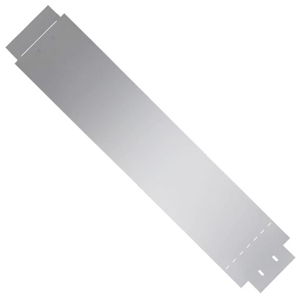vidaXL Veda&ccedil;&atilde;o para relvado 20 pcs a&ccedil;o galvanizado 100x20 cm