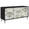 vidaXL Gabinete para TV GOTHA 102 x 33 x 51 cm Carvalho Preto