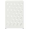 vidaXL Suporte de Guarda-Sol Branco 28 x 12 x 41 cm Aço