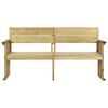 vidaXL Banco de jardim 172 cm pinho impregnado
