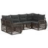 vidaXL Conjunto de Sof&aacute; de Jardim 6 unid. 6-N&uacute;mero de lugares