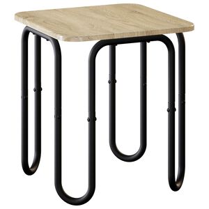 vidaXL Mesa de centro Carvalho Sonoma 40 x 40 x 45 cm
