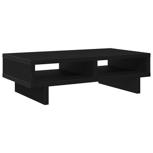 vidaXL Suporte monitor 50x27x15 cm derivados madeira carvalho preto