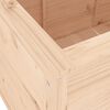vidaXL Canteiro elevado de jardim 119,5x82,5x78 cm pinho maci&ccedil;o