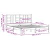 vidaXL Estrutura de cama super king 180x200 cm madeira maci&ccedil;a