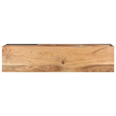 vidaXL Móvel de TV 130x30x45 cm madeira de acácia maciça