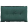 vidaXL Travesseiro para Costas Verde Escuro 80 x 19 x 50 cm tecido