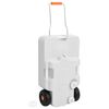 vidaXL Tanque de &aacute;gua com rodas para campismo 30 L cinzento