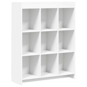 vidaXL Estante Branco 87,5 x 30 x 111 cm Derivados de Madeira