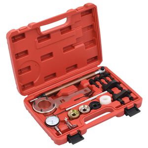 vidaXL Jogo de ferramentas sincron. motor 18 pcs VAG 1.8/2.0 TFSI