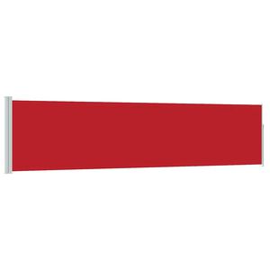 vidaXL Toldo lateral retr&aacute;til para p&aacute;tio 120x500 cm vermelho