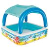 Bestway Piscina de brincar com toldo azul 140x140x114 cm