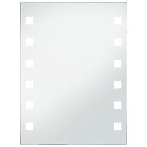 vidaXL Espelho de parede LED para casa de banho 60x80 cm