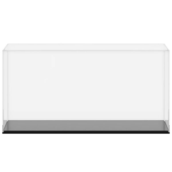 vidaXL Caixa de exposi&ccedil;&atilde;o 24x12x11 cm acr&iacute;lico transparente