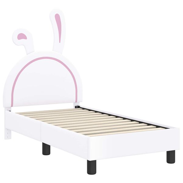 vidaXL Estrutura de Cama para Crian&ccedil;a com Cabeceira Branco 70 x 140 cm