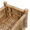vidaXL Jardineira com Suporte Natural 100 x 38 x 114 cm Bambu