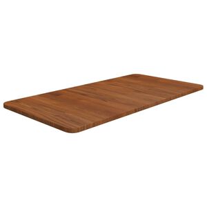 vidaXL Bancada p/ WC 80x40x1,5 cm madeira tratada castanho-escuro