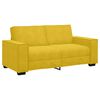 vidaXL Sof&aacute; de 2 lugares amarelo, 180x78x84 cm, veludo