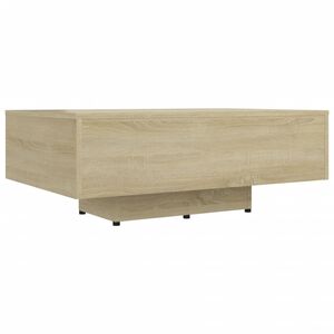 vidaXL Mesa de centro 85x55x31 cm contraplacado carvalho sonoma