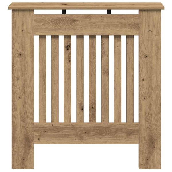 vidaXL Capa de Radiador Carvalho Artesanal 78 x 19 x 81,5 cm