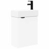 vidaXL Conjunto de M&oacute;veis de Banheiro com Torneira Branco