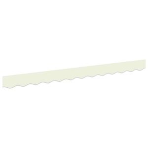 vidaXL Substitui&ccedil;&atilde;o de Valance de Toldo Listrado Creme 230 x 20 cm