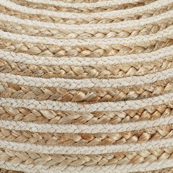 vidaXL Pufe artesanal 40x45 cm juta